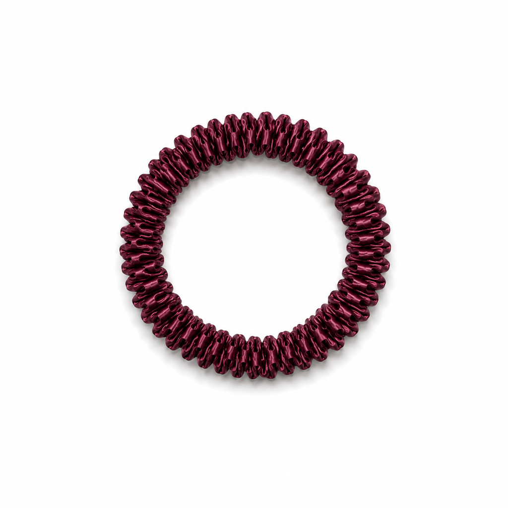 Bordeaux Silk Scrunchie