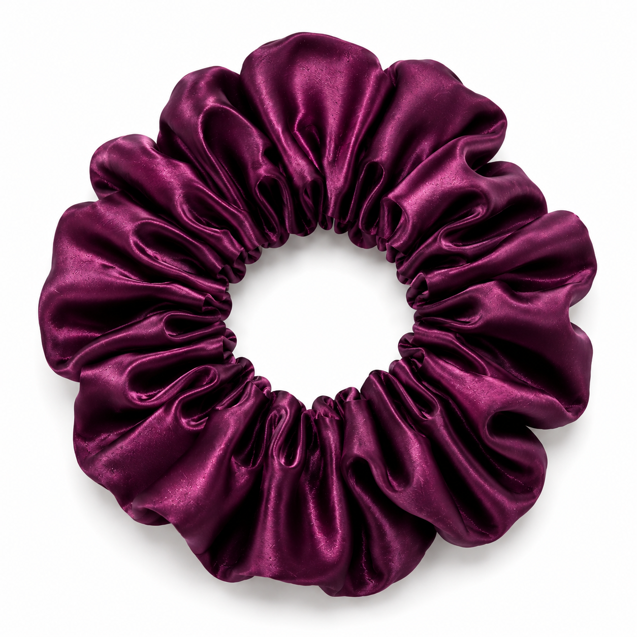 Bordeaux Silk Scrunchie