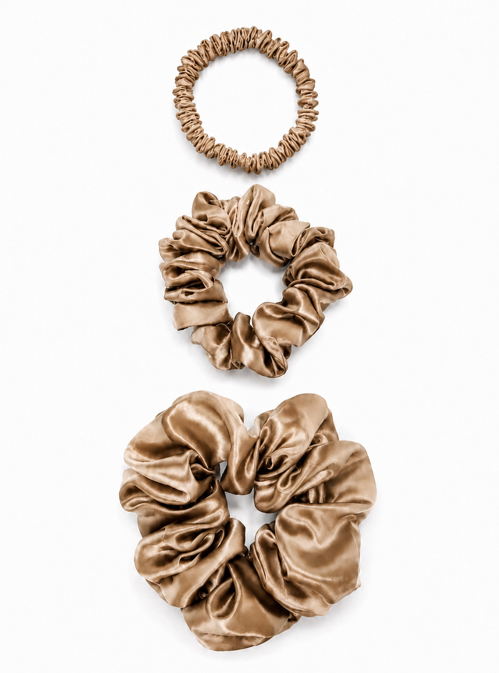 Caramel Silk Scrunchie