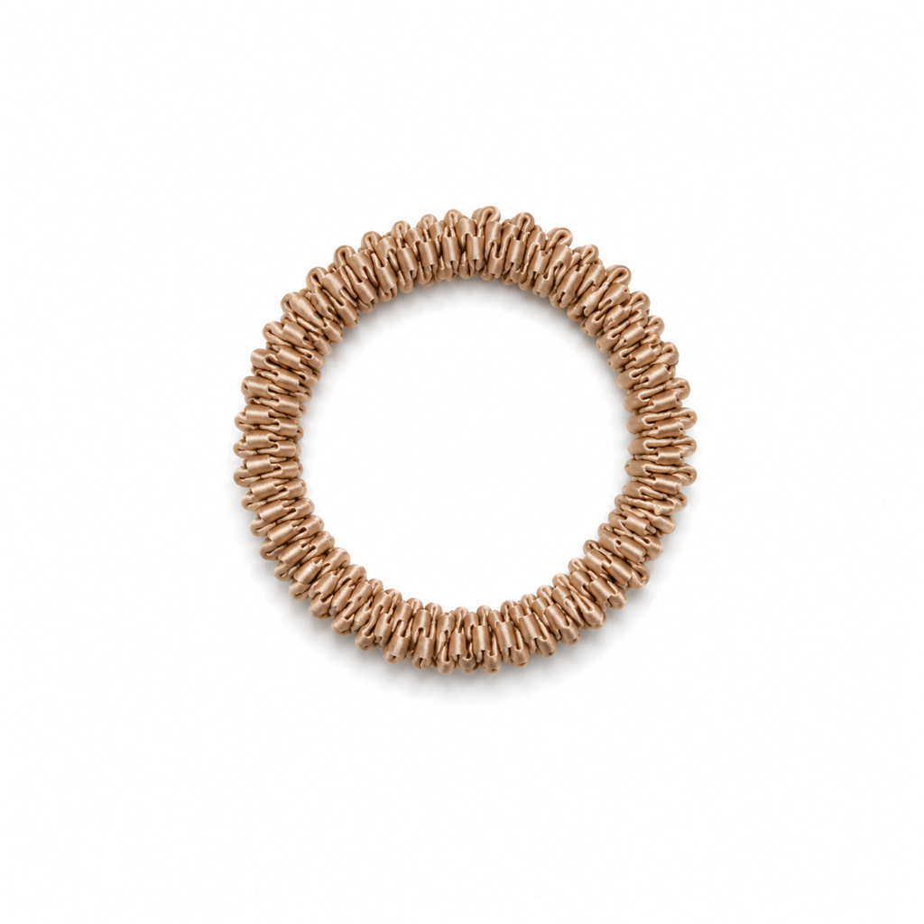 Caramel Silk Scrunchie