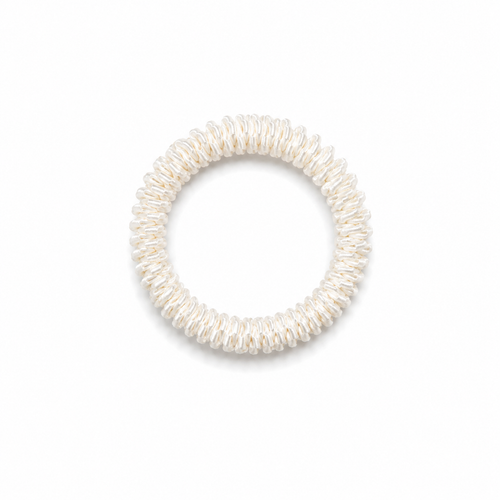 Ivory Silk Scrunchie