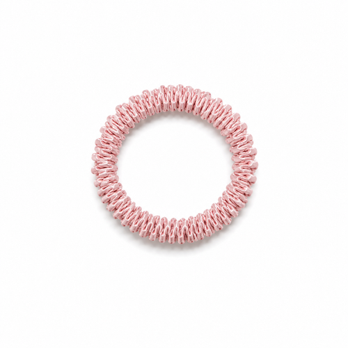 Shell Pink Silk Scrunchie