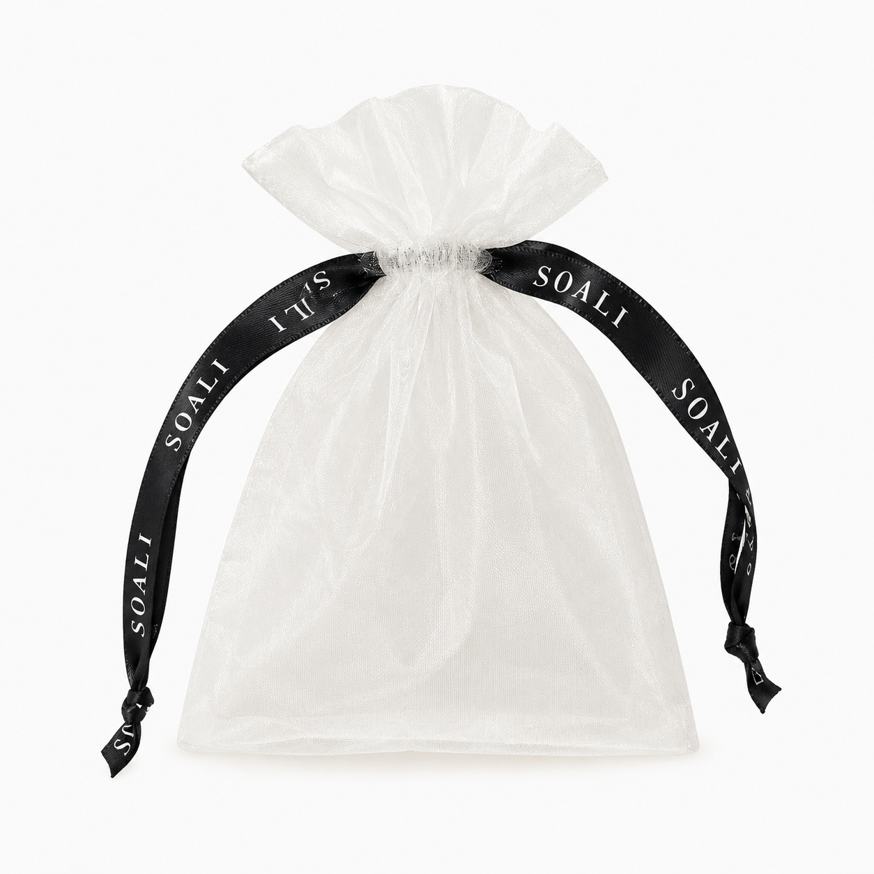 Black Silk Scrunchie